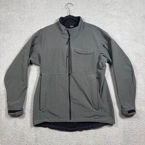 Vertx Jacket Mens XL Gray Full Zip Softshell Tactical Stretch Water Resistant